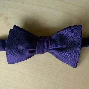 Neiman Marcus Deep Purple Bow Tie